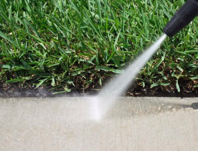 this is a picture of Covina pressure washing